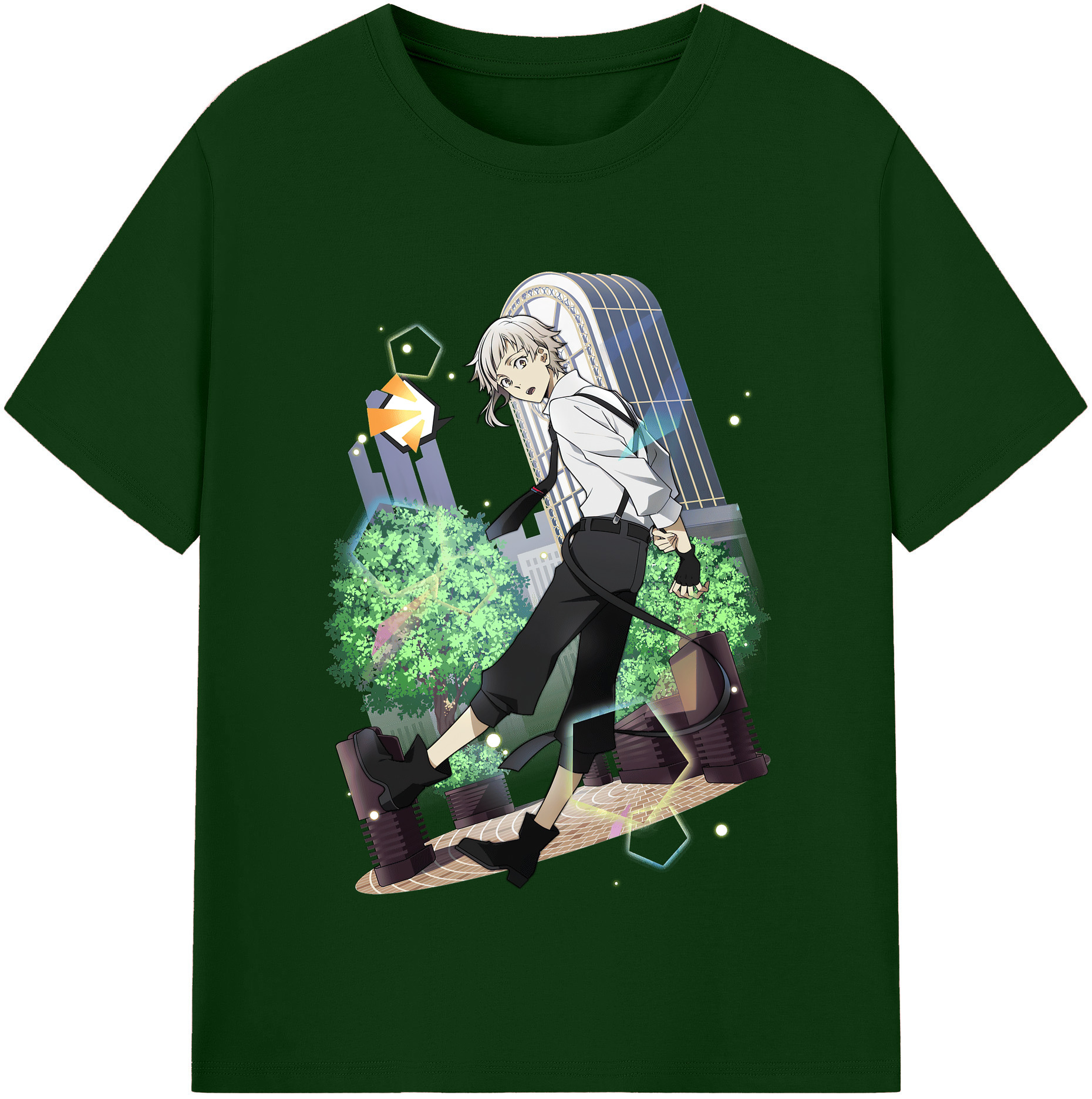 （画像用） 文豪ストレイドッグス Bungo Stray Dogs 綿100％半袖Tシャツ（フロントプリント）